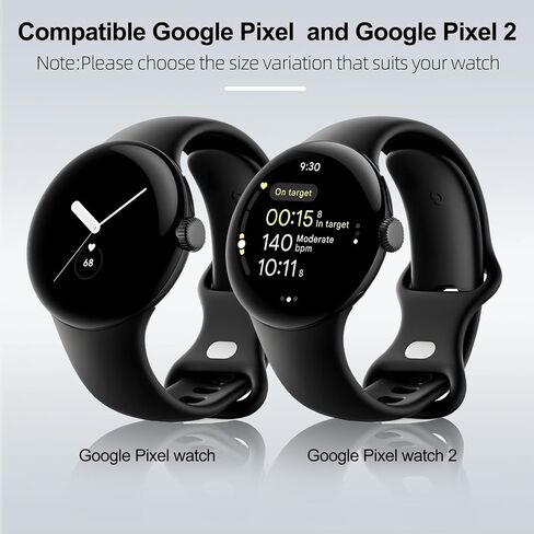 2 Pack for Google Pixel Watch 2/1 41mm Screen Protector Case [Full Coverage], Hard PC Bumper All-Around Protective Accessories for Google Pixel Watch 2/1 Built-in Tempered Glass Film in Saudi Arabia