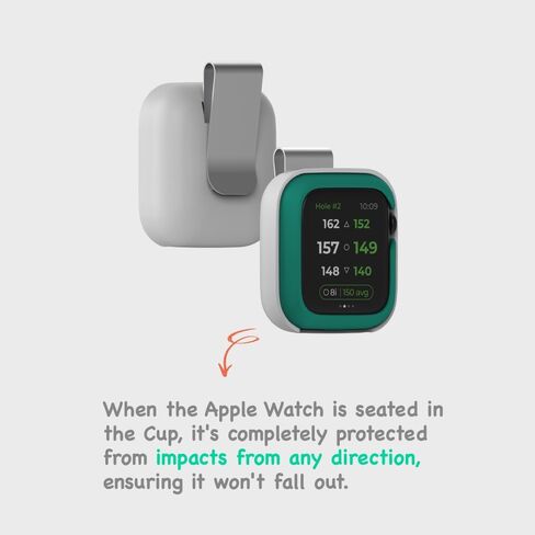 Palm | Silicone Case Designed for Golf | Compatible with Apple Watch Series 7/8/9 45mm | Includes Waist Clip That Magnetically Holds The Case in Saudi Arabia