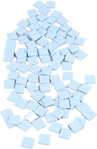 Thermal Conductive Pad Silicone Thermal Sheet High Performance Heat Dissipation Solution for IC Chipsets LED IC SMD DIP Blue 100Pcs 12x12x1 5mm in Saudi Arabia