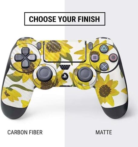 Skinit Decal Gaming Skin Compatible with PS4 Controller - Officially Licensed Blue Cherry Blossoms by Cat Coq Design in Saudi Arabia