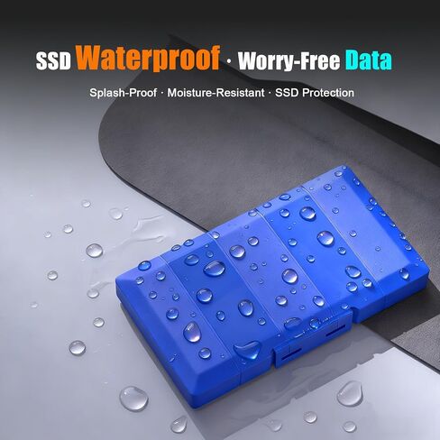 GLOTRENDS 4 Slots NVMe Case Protective Box for M.2 2280 SSD Portable in Saudi Arabia