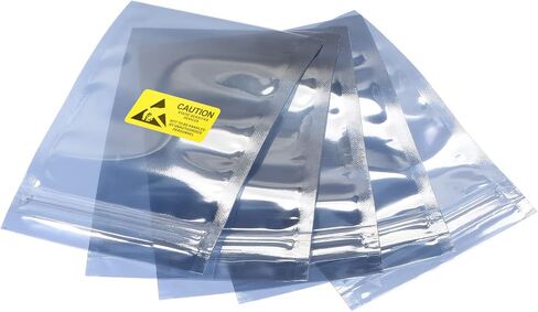 Anti Static Bags Shielding Bag 50pcs 3x4.7inch(8x12cm) Resealable with Labels for Hard Drive HDD SSD in Saudi Arabia