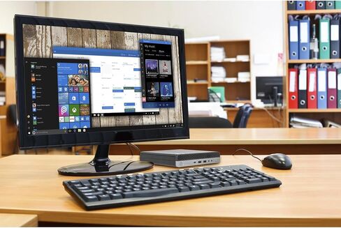 HP EliteDesk 800 G4 Mini Desktop Computer, 8th Gen Intel i5-8500 up to 4.1GHz, 8GB DDR4 RAM, 256GB SSD, Mouse & Keyboard, 2 DisplayPort, WiFi, Windows 11 Pro (Renewed) in Saudi Arabia