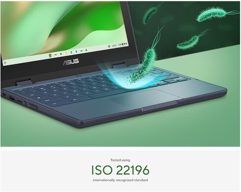 ASUS Chromebook Flip CR11 2-in-1 (11.6" Touchscreen, Intel N100, 4GB RAM, 96GB Storage), Ruggedized & Water Resistant, Student & Home Laptop, IST Pen, Chrome OS (Renewed) in Saudi Arabia
