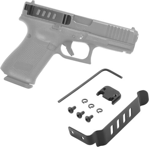 Gun Belt Clip, Low Profile Slim Concealed Carry Easy Install Holster Clip for Glock Gen 1-4 Models 17, 19, 22, 23, 24, 25, 26, 27, 28, 30S, 31, 32, 33, 34, 35, 36 and 41 in Kuwait