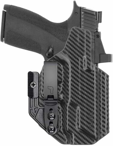 Tulster Oath IWB Kydex Holster fits: Smith & Wesson M&P Shield X | Optic Compatible Inside The Waistband Appendix Concealed Carry in Kuwait