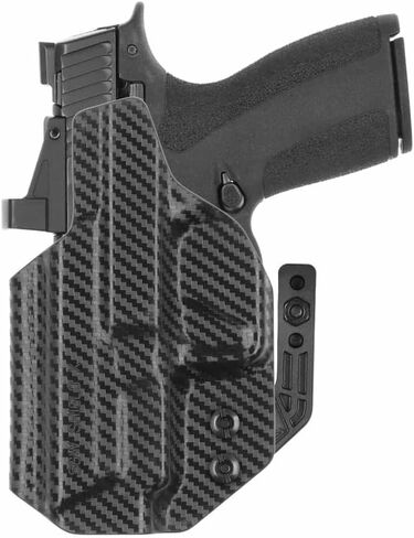 Tulster Oath IWB Kydex Holster fits: Smith & Wesson M&P Shield X | Optic Compatible Inside The Waistband Appendix Concealed Carry in Kuwait