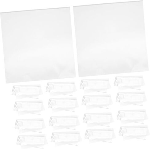 50Pcs Self Adhesive Vinyl Record Sleeves Protection Covers for Albums for Safeguarding Your Vinyl Collection Against Scratches and Damage in Saudi Arabia