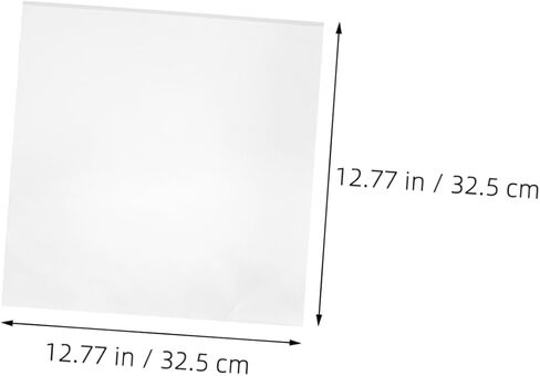 Cabilock 10Pcs Vinyl Record Sleeves Transparent Adhesive Album Protective Covers for Clean Storage Self Adhesive Design for Vinyl Record Lovers in Kuwait