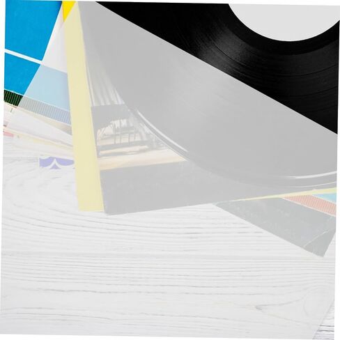 LIFKOME 30Pcs Outer Sleeves for Vinyl Records Protective Covers for Album Storage Fits All for Personal Commercial Use in Saudi Arabia