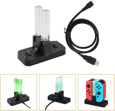 Mobestech Slot Game Controller Charger Dock for Switch -Charging Station for USB Power Supply Simple Design and High Reliability in Saudi Arabia