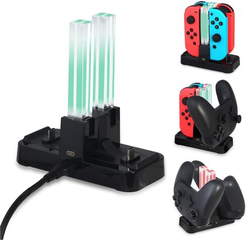 Mobestech Slot Game Controller Charger Dock for Switch -Charging Station for USB Power Supply Simple Design and High Reliability in Saudi Arabia