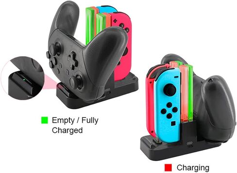 Mobestech Slot Game Controller Charger Dock for Switch -Charging Station for USB Power Supply Simple Design and High Reliability in Saudi Arabia