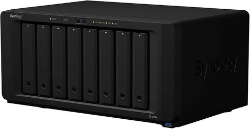 Synology DiskStation DS1819+ iSCSI NAS Server مع وحدة المعالجة المركزية Intel Atom 2.1 جيجا هرتز، ذاكرة 16 جيجا بايت، تخزين 32 تيرابايت HDD، نظام تشغيل DSM in Saudi Arabia