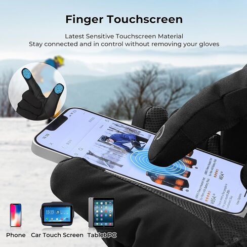ARRIS Heated Gloves for Men & Women – Rechargeable Electric Winter Gloves for Motorcycle, Ski, Hunting in Saudi Arabia