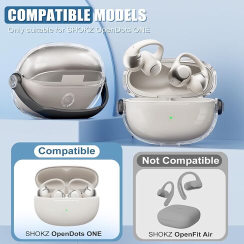لحافظة SHOKZ OpenDots ONE، حافظات قفل أمان لـ SHOKZ OpenDots One مع مجموعة منظف، للرجال والنساء مع سلسلة مفاتيح (ذهبي وردي) in Kuwait