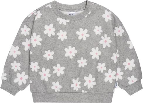 Gerber Baby Girls' Toddler 2-piece Fleece Sweatshirt and Jogger Set in Kuwait