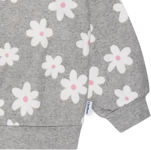 Gerber Baby Girls' Toddler 2-piece Fleece Sweatshirt and Jogger Set in Kuwait