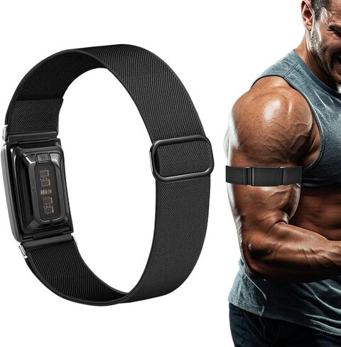 Bolesi Arm Bicep Nylon Bands Compatible with Whoop 5.0 One/Peak,Soft Stretchy Breathable Elastic Adjustable Sports Loop Strap with Case for Whoop 5.0 Lift/MG Activity Tracker.(ECG Not Support) in Saudi Arabia
