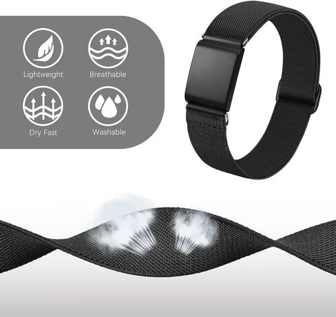 Bolesi Arm Bicep Nylon Bands Compatible with Whoop 5.0 One/Peak,Soft Stretchy Breathable Elastic Adjustable Sports Loop Strap with Case for Whoop 5.0 Lift/MG Activity Tracker.(ECG Not Support) in Saudi Arabia