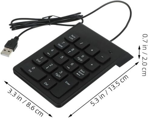 2 قطعة USB لوحة المفاتيح الرقمية Numpad لوحة المفاتيح لأجهزة الكمبيوتر المحمول لوحة المفاتيح الميكانيكية مفاتيح وظيفة سريعة USB التكامل Numpad للكمبيوتر المكتبي in Kuwait