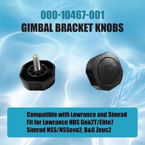 000-11020-001 دعامة تثبيت Gimbal مع مقابض لأجهزة العثور على الأسماك بشاشة تعمل باللمس مقاس 9 بوصات، متوافقة مع Lowrance Older HDS Gen 2، HDS Gen 3، Elite & Hook 9"، غير مناسبة Elite 9 FS/HDS-9 Live in Kuwait