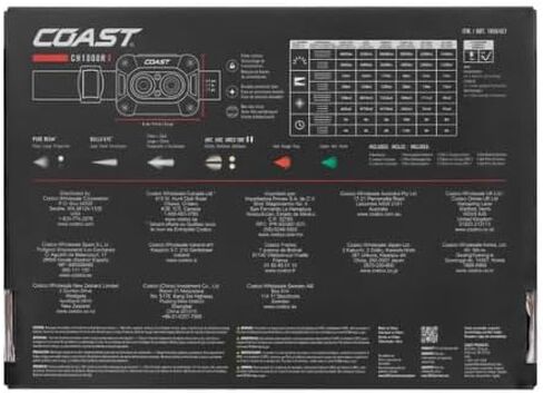 COASTS (3 Pack) CH1000R 1000 Lumens Dual Power Headlamps in Saudi Arabia