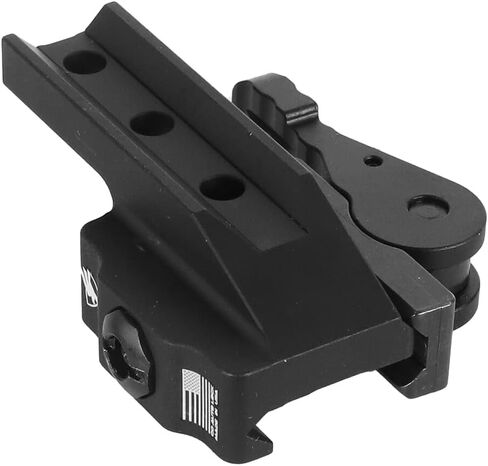 حامل ADM AD-B2-C Cant Mini ACOG، أسود، قفل تلقائي QD، ألومنيوم 6061 T6، خط مركزي 1.41 بوصة، متوافق مع Mini ACOG، Sightmark، نطاقات الأذرع الأساسية (AD-B2-C-TAC) in Kuwait