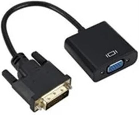 DVI إلى V/GA ​​محول HD 1080P DVI-D ذكر إلى V/GA ​​شاحن أنثي 25 دبوس إلى 15 دبوس محول الكابل للكمبيوتر الشخصي M>oni>tor in Saudi Arabia