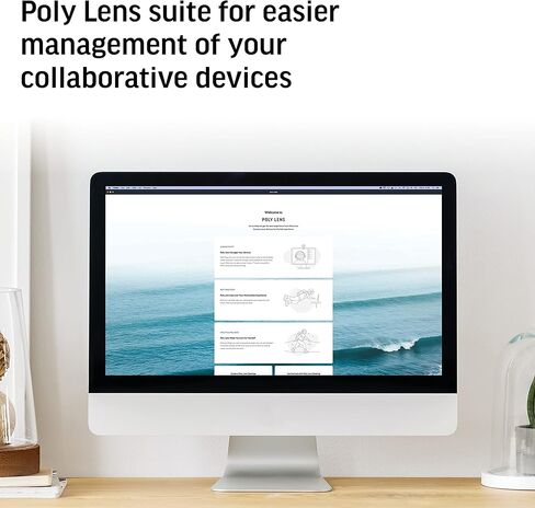 Poly Studio X70 Video Bar + TC8 Touch Controller (Plantronics + Polycom) - 4K Audio & Video Conferencing for Large Conference Rooms - Camera, Speakers, Mics - Works with Teams, Zoom & More (Renewed) in Saudi Arabia