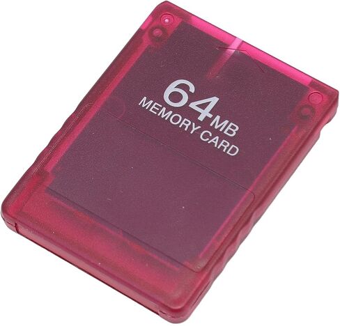 Yoidesu Game Memory Card, Function, Large Storage Space for, M2 Program, Easy to Use (Transparent Red) in Saudi Arabia