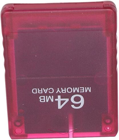 Yoidesu Game Memory Card, Function, Large Storage Space for, M2 Program, Easy to Use (Transparent Red) in Saudi Arabia
