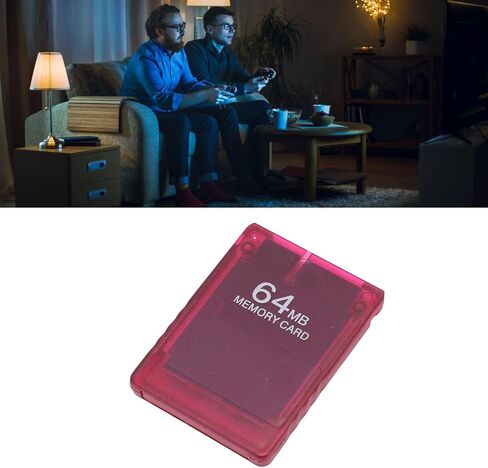 Yoidesu Game Memory Card, Function, Large Storage Space for, M2 Program, Easy to Use (Transparent Red) in Saudi Arabia