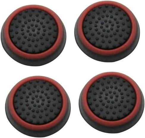 4pcs Game Controllers Silicone Thumbstick Caps Thumb Grip Caps Thumb Grip Gaming Controller Silicone Covers in Saudi Arabia