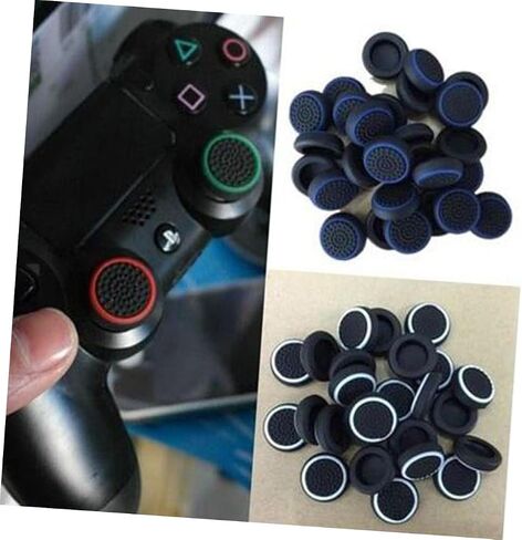 4pcs Game Controllers Silicone Thumbstick Caps Thumb Grip Caps Thumb Grip Gaming Controller Silicone Covers in Saudi Arabia