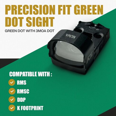 ADE RD3-021-PRO NUWA-PRO Motion Awake Green Reticle Dot Sight for Springfield Hellcat OSP/PRO, Sig P365XL Spectre Comp, Canik TP9 Elite SC/Mete MC9, SW Shield X, CSX E-Series in Saudi Arabia