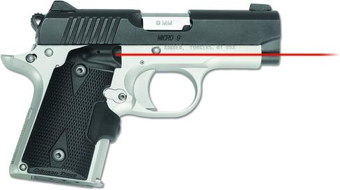 Crimson Trace LG-409 Lasergrips مع هيكل عالي التحمل وتنشيط غريزي لـ Kimber Micro 9، والرماية الدفاعية والمنافسة in Kuwait