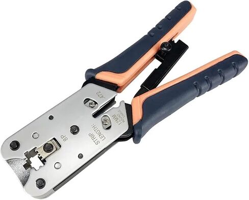 RJ45 Network Crimping Tool LAN Ethernet Cable Crimping Pliers Wire Strippers 8P8C RJ45 Network Tool Kit Wire Cutter in Saudi Arabia