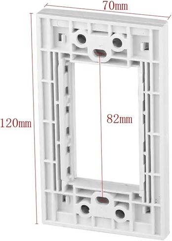 120mm US Standard 3-Gang Blank Wall Socket Panel (White)(3 Ports) in Saudi Arabia