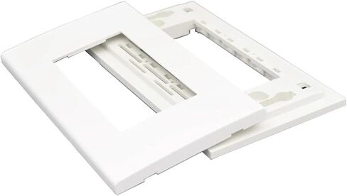 120mm US Standard 3-Gang Blank Wall Socket Panel (White)(3 Ports) in Saudi Arabia