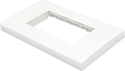 120mm US Standard 3-Gang Blank Wall Socket Panel (White)(3 Ports) in Saudi Arabia