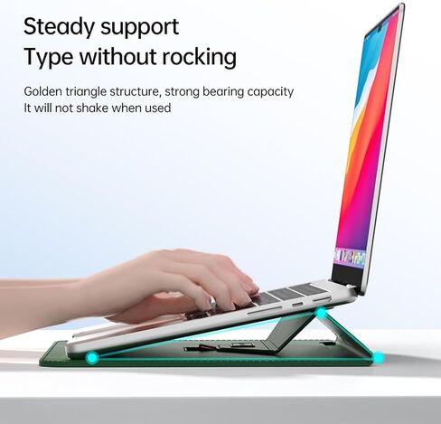 حافظة كمبيوتر محمول 13.3-14 بوصة 2 في 1 مع حامل، حافظة كمبيوتر محمول لأجهزة MacBook Air/Pro/Dell/HP/Lenovo/Asus Notebook، شاشة محمولة، حقيبة كمبيوتر نحيفة خفيفة الوزن للنساء والرجال (أسود، 13-14 بوصة) in Kuwait