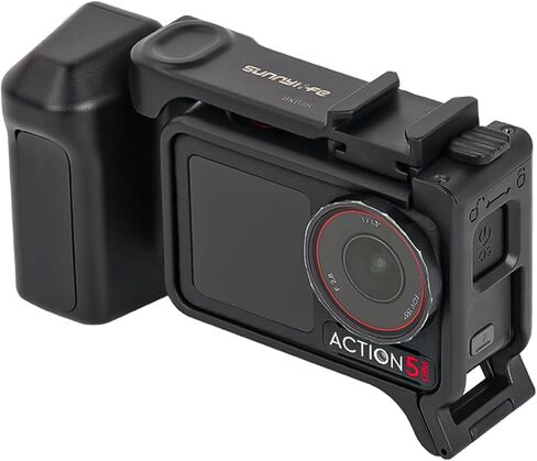 طقم إطار قبضة إطلاق النار في الشوارع لـ DJI Action 5 Pro/4/3، حافظة واقية لإطار مقبض إطلاق النار في الشوارع، مجموعة حامل مقبض الكاميرا لملحقات DJI Action 5 Pro/4/3 in Kuwait