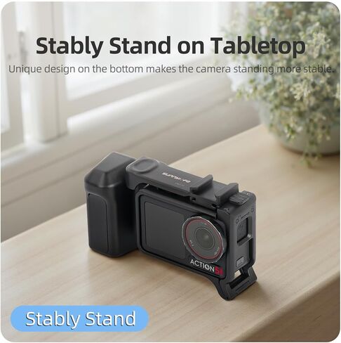 طقم إطار قبضة إطلاق النار في الشوارع لـ DJI Action 5 Pro/4/3، حافظة واقية لإطار مقبض إطلاق النار في الشوارع، مجموعة حامل مقبض الكاميرا لملحقات DJI Action 5 Pro/4/3 in Kuwait