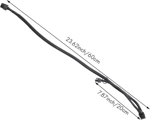 PSU 8Pin إلى 8Pin(6+2) Pin PCIe وحدات كابل إمداد الطاقة لـ E/VGA G2 G3 P2 T2 GS 650 750 850 1000 1600 in Saudi Arabia