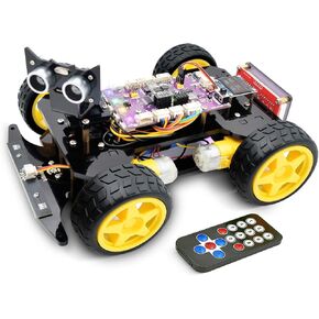 مجموعة السيارة الذكية Adeept Mecanum Wheel (متوافقة مع Arduino IDE)، تتبع الخطوط، تتبع الضوء، تجنب العوائق، محرك مؤازر، شاشة OLED، طنين، شاشة LED نقطية in Kuwait