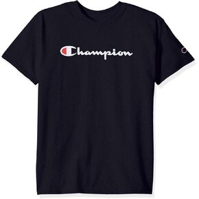 تي شيرت Champion بأكمام قصيرة للرجال، تي شيرتات رجالية، قمصان كلاسيكية، تي شيرتات رجالية، رسومات in Kuwait