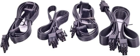 لـ MWE 750 650 550 وحدات كاملة PSU PCIe 6Pin إلى 8Pin 6 + 2 Pin 5Pin الطرفية 4Pin SATA كابل إمداد الطاقة (5Pin إلى 3 IDE) in Saudi Arabia