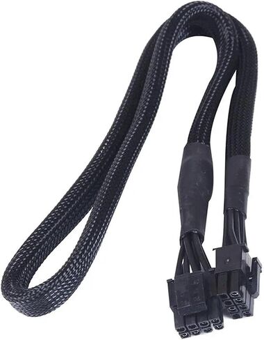 Black CPU 8Pin to 8(4+4)-Pin Modular Power Supply Cable for RM550X RM650X RM750X RM850X RM1000X in Saudi Arabia