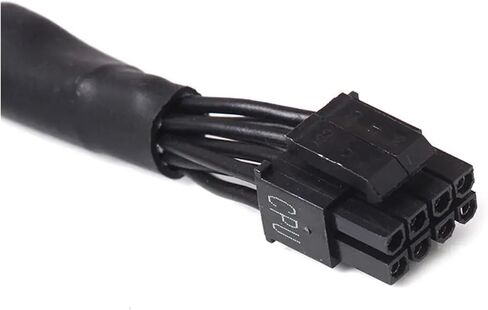 Black CPU 8Pin to 8(4+4)-Pin Modular Power Supply Cable for RM550X RM650X RM750X RM850X RM1000X in Saudi Arabia
